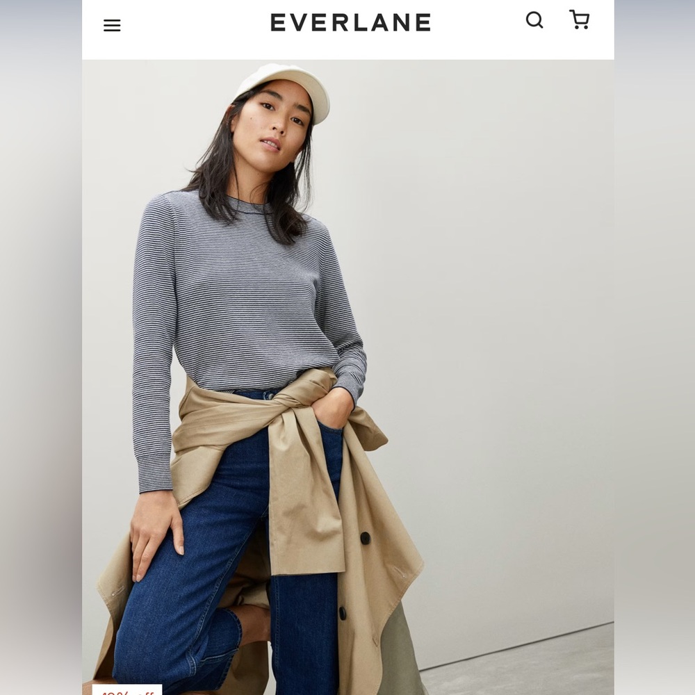 Everlane Organic Cotton Crewneck Sweater